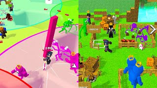 Rainbow.io - Outdo Craft Tower GamePlay - iOS, Android Part 1 screenshot 1