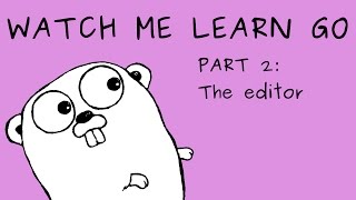 Watch me learn Go, part 2: The editor