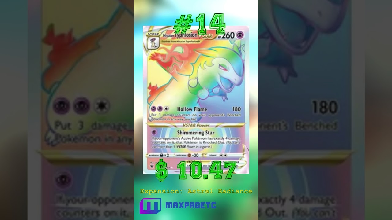 Top 25 Typhlosion Pokémon Cards 