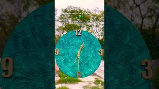 DIY decor that looks expensive 👀#diywallclock #theroshni #diy #art #yt #craft #youtubeshorts #reels