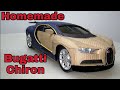 How to make Bugatti Chiron RC cardboard /with Automatic door