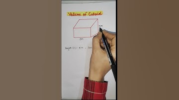 How to find Volume of a Cuboid #volumeofcuboid #mensuration #mensurationtricks #shortvideo #shorts