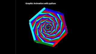 graphic animation in python using turtle module #shorts // coding campus #coding_campus screenshot 4