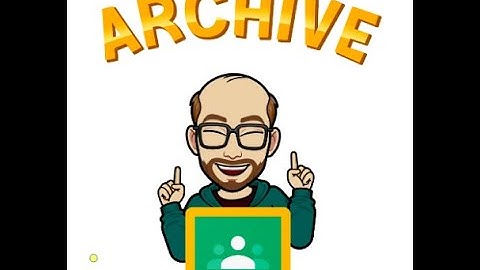 Mr Pirkl Helps: Google Classroom: Archive class/Restore Class