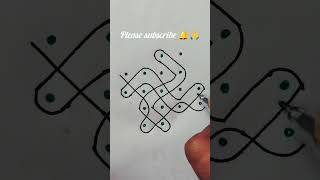 easy kolam designs forBiginners#shortsfeed #muggulu #simplerangolidesigns #simple #shorts #ytshorts