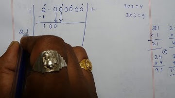 Simple tric to find the square root of 2 up to 3 decimal places by using dot method || sri pragna