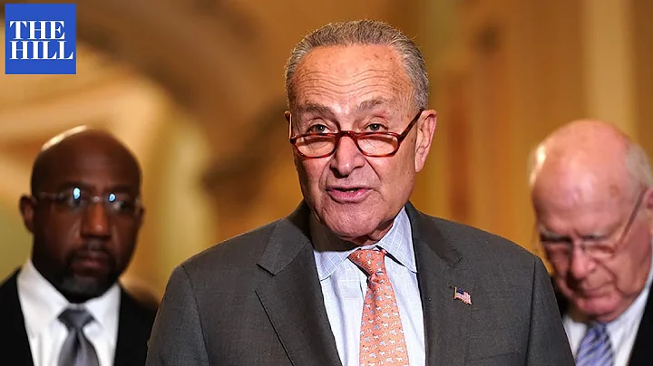 JUST IN: Schumer Says He 'Feels Good' About Getting Deal Done On The Debt Limit