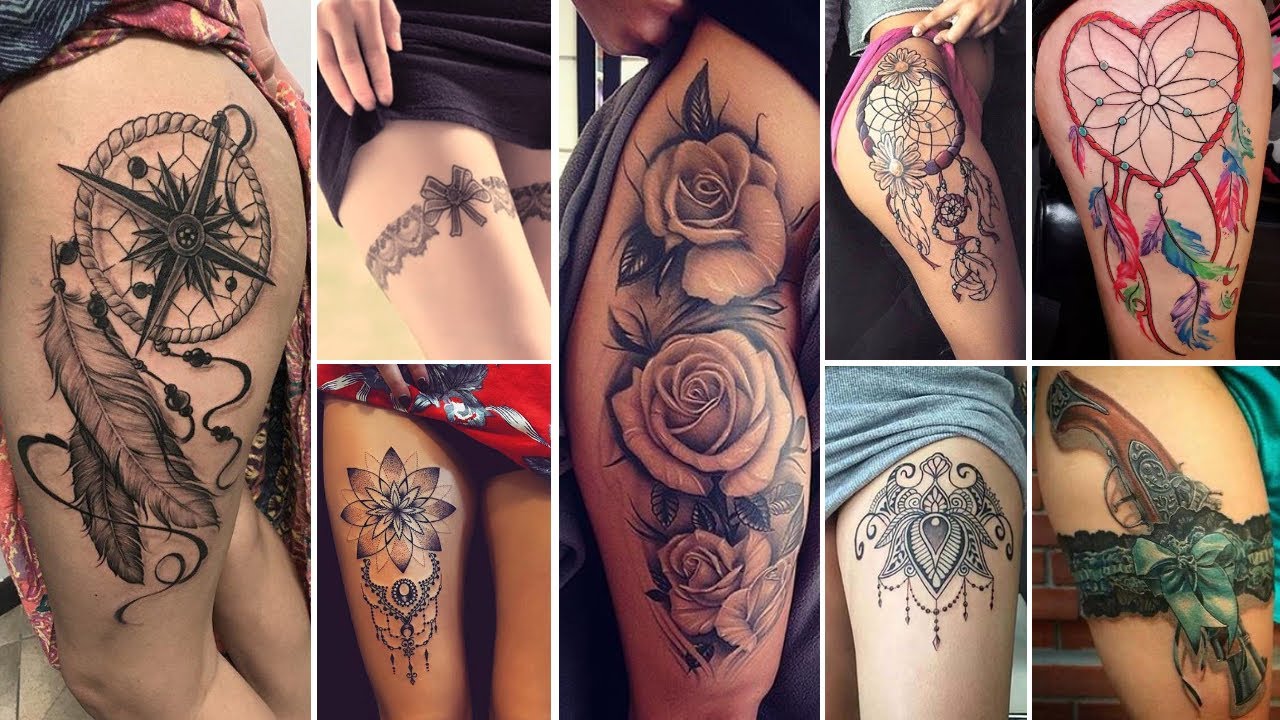 THIGH TATTOO Ideas For Women 2021, Thigh Tattoo For Women, Thigh Tattoos  For Females