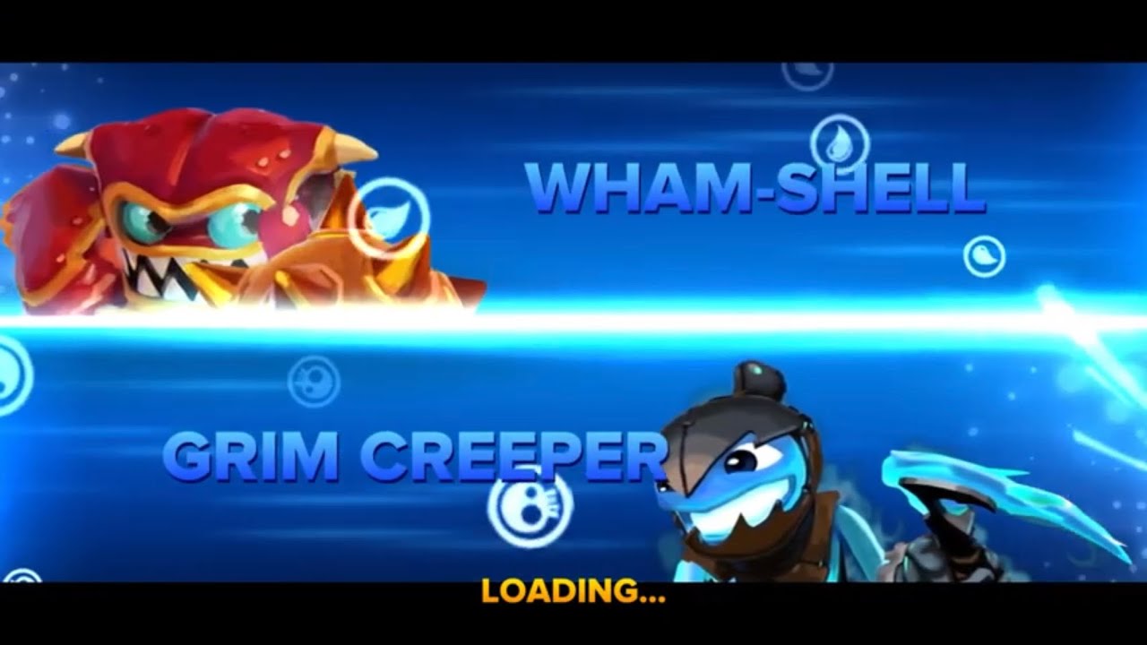 GRIM CREEPER VS. LIGHTCORE WHAM SHELL! | Skylanders Swap Force Arena Battles | SavingSkylands |