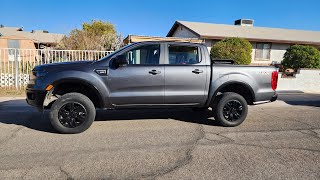 Celebrity 2020 Ford Ranger2.5 inch leveling kit install Wealth