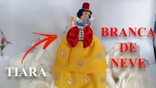 COMO FAZER TIARA DA BRANCA DE NEVE COM SAIA DE TECIDO