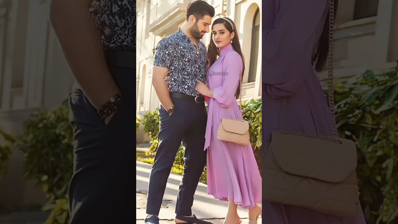 Cutest Aiman khan with humsafer muneeb butt pics♥️ | Aiman khan | 