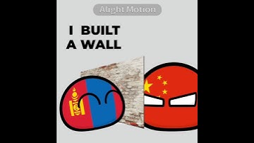 I Built a Wall💔 | @cbrukavov |#countryballs #edit #animation #memes #mongol #funny #shorts #fyp