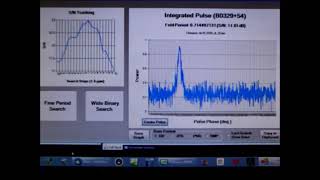 PulSearch demo 2  B0329+54 data   18 minutes observation time   downsample ratio 10