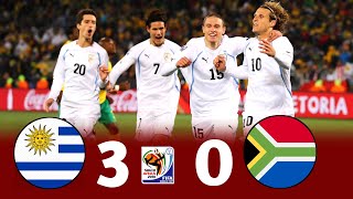 Uruguay 3 × 0 South Africa | 2010 World Cup Extended Highlights & Goals HD