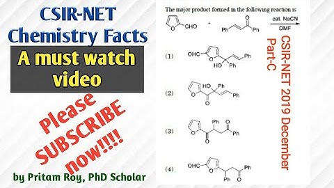 Detail mechanistic analysis of CSIR-NET 2019 December Part-C Organic chemistry question