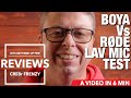 Boya M1 Vs Rode SmartLav Mic Side-by-Side