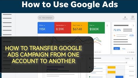 Google Ads Campaigns how to Transfer Campaign  from one Account to Another **EASY WAY*
