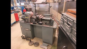 Hardinge HLV-H Toolroom Lathe with Accurite DRO , Taper Attachment, Steady Rest, Collets, Tool Post