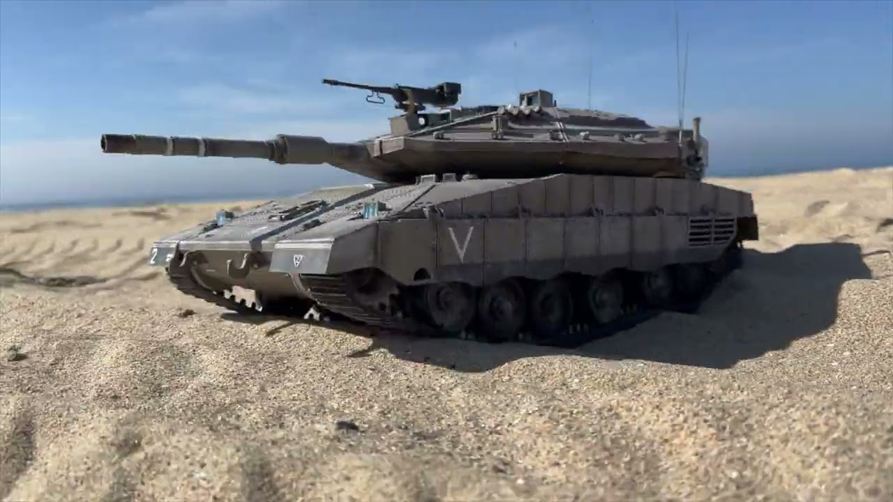 HENG LONG 1/16 RC MERKAVA IV TANK - TEST RUN SAND 3 - YouTube