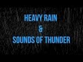 ☔️ HEAVY &amp; DARK THUNDERSTORM (Sleep, Relax, Or Read)