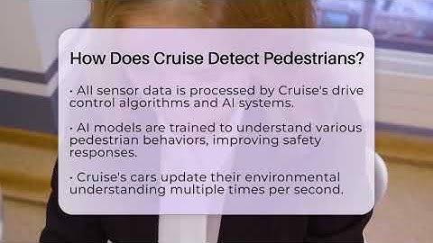 How Does Cruise Detect Pedestrians? - Talking Tech Trends