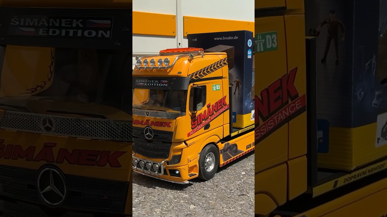 RC Truck MB Šimánek transport Bruder Toys sprinter UPS