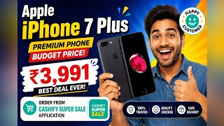 Famous Refurbis Apple iphone 7 plus only 3,991 🔥😍 order from cashify super sale app  Net Worth