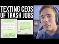 texting the CEOs of trash jobs in India (I hired one) | #grindreel #india