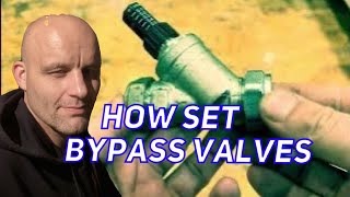 How to set auto bypass valves