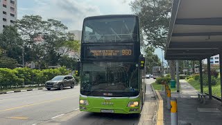 SMRT Buses MAN ND323F A95 (Batch 3) SG5819K on Service 960