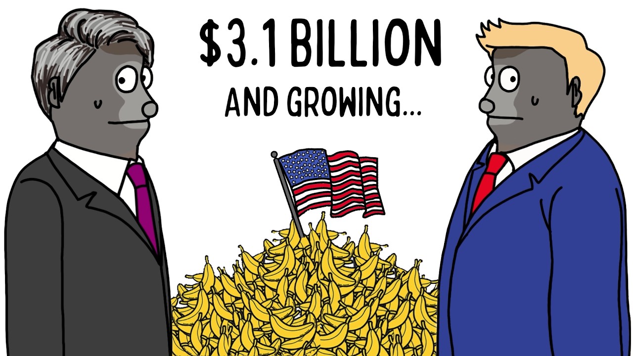 Объяснение конфликта Трампа с федеральными властями с помощью бананов.