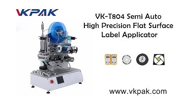 High Precision Semi-Automatic Flat Surface Labeling Machine