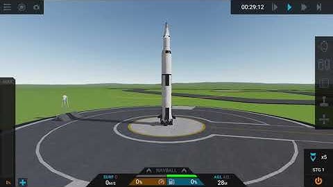 SimpleRockets 2 Saturn V Launch (Failed)