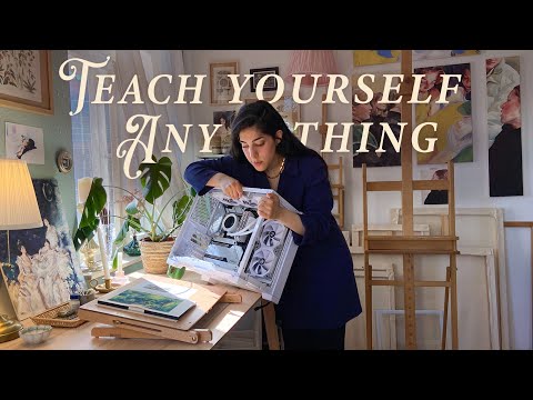 Teach yourself Anything 🧙🏻 Building a PC, Watercolor Painting & Museum Visit ⭐ Cozy Art