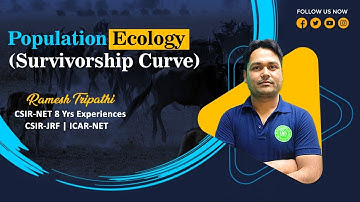 Population Ecology Survivorship Curve || CSIR NET Life SCIENCE.||JNU ||DU||TIFR || GAT-B