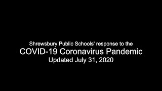 Superintendent Dr. Joseph Sawyer - July 31, 2020