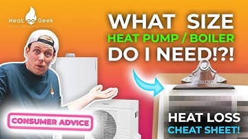 What Size Heat Pump/Boiler Do I Need? | Heat Loss CHEAT SHEET | Consumer Advice