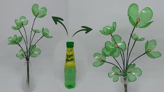 DIY | Cara Membuat Bunga Dari Botol Plastik Bekas Yang Mudah | Kerajinan Tangan Dari Barang Bekas