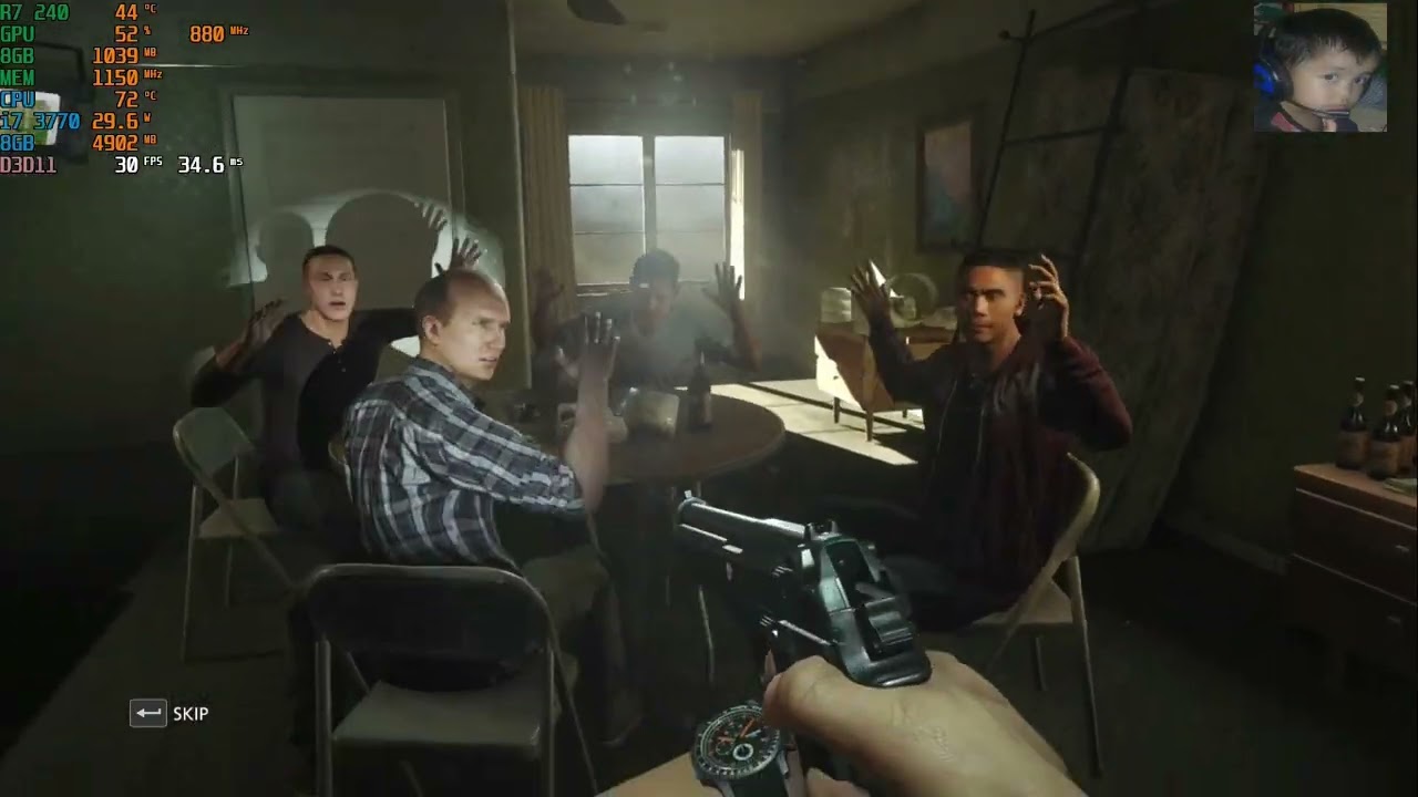 Battlefield Hardline R7 240 feat i7Gen3