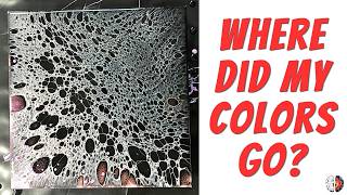 Why black paint always takes over your pour!