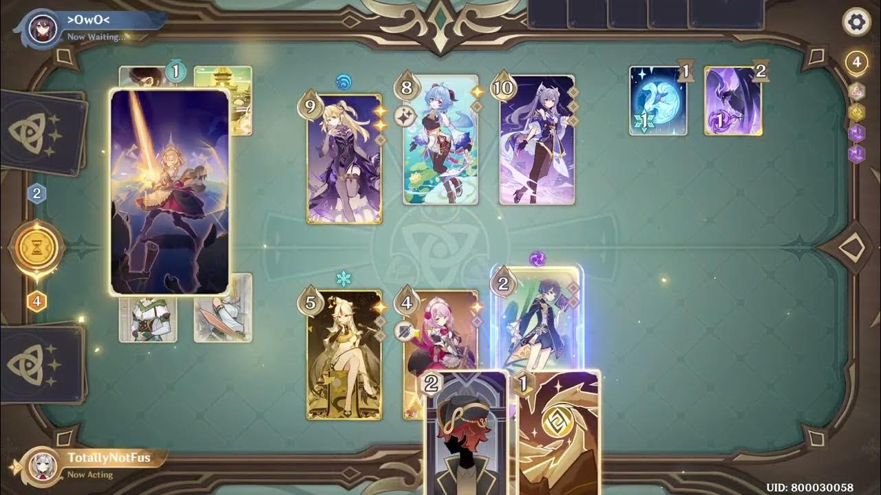 Genshin TCG: Noelle Deck PvP Test 3/4 - YouTube