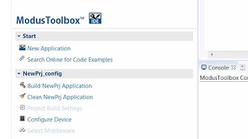 Welcome to ModusToolbox: #1 Creating New Applications
