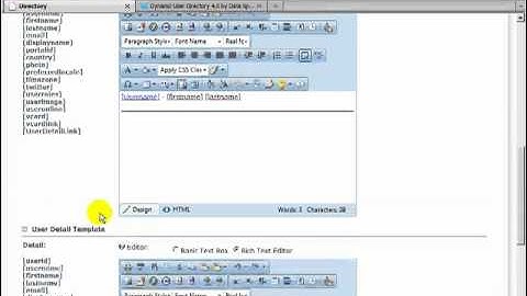 DotNetNuke Tutorial - Creating a user directory - part3/3 - Video #179