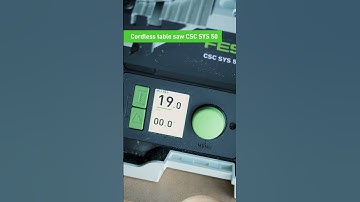 Latest innovation from Festool: Cordless table saw CSC SYS 50