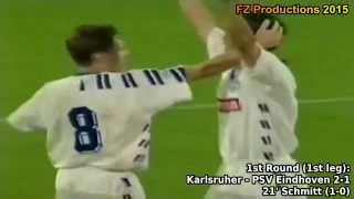 1993-1994 Uefa Cup: Karlsruher SC All Goals (Road to Semifinals)