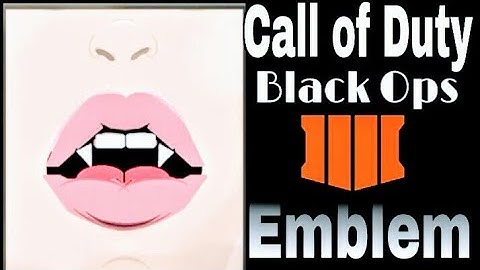 Call of Duty Black Ops 4 Cod Bo4 Emblem Tutorial