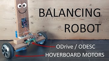 Balancing robot 🤖🔋 | hoverboard + ODrive/ODESC