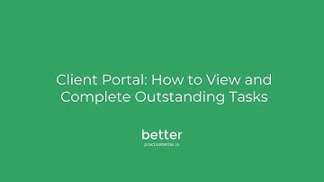 Client Portal: How to View and Complete Outstanding Tasks