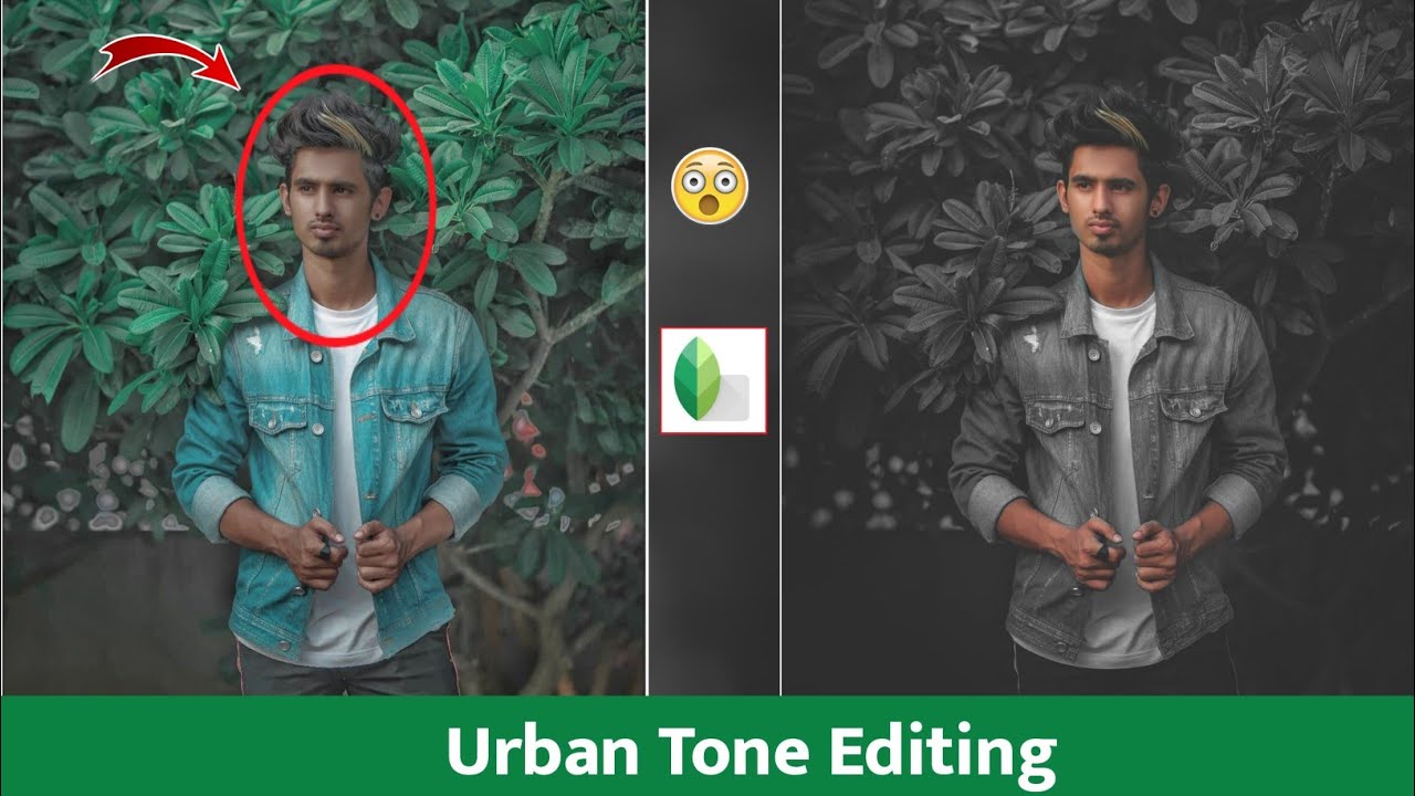 Snapseed Urban Black Photo Editing in 2 STEPS😱 || Snapseed Photo Editing